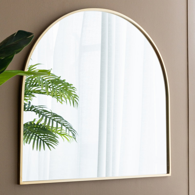 Miroir d'appoint 33 "x 31", Doré