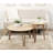 Wooden Living Room Round Coffee Table-502834599