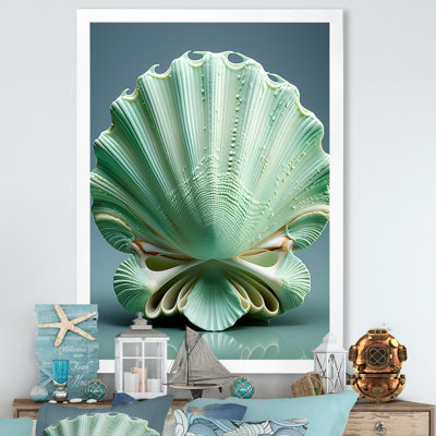 «Green Clam Ocean Treasures II», reproduction sur toile
