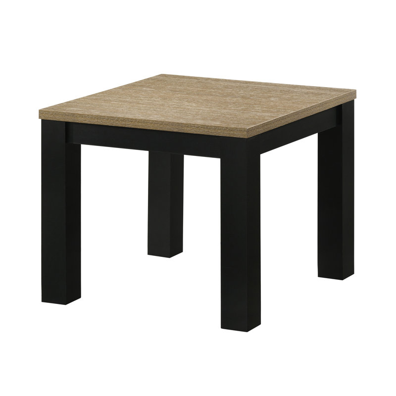Table moderne brune et noire: fonction en bois pour le salon, style carré rectangulaire: utilisation polyvalente