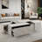 Rectangular Sliding Top Coffee Table With 2 Drawers And 2 Hidden Storage Compartments