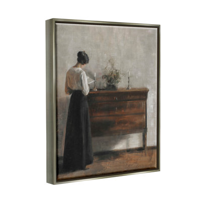 Art classique sur toile flottant encadré par "Classic"