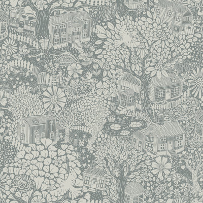  Rouleau de papier peint L 33 pi x l 20,9 po Woodland Village