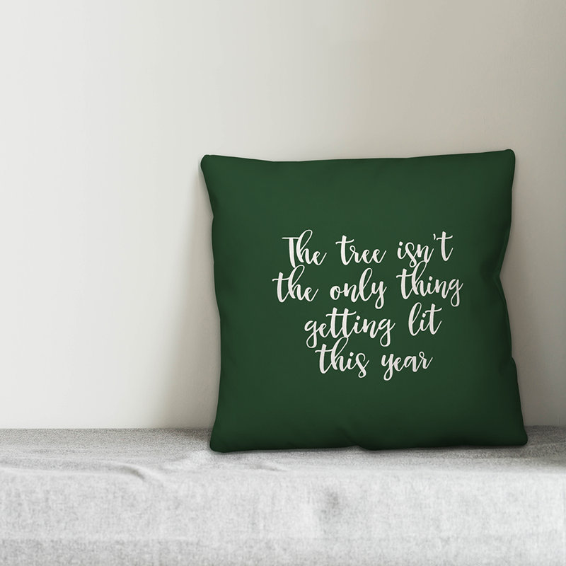 Throw Pillow, Dark Green, Pillow Cover