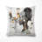 Spiritual Aura Of African Art IV Decorative Cushion - African Throw Cushion-135800078