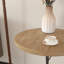 Table d'appoint ronde, petite table basse pour les petits espaces, table basse d'appoint moderne avec pieds en métal, table de bout