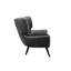 Fauteuil en velours de 34 po de large Leanos-29440817