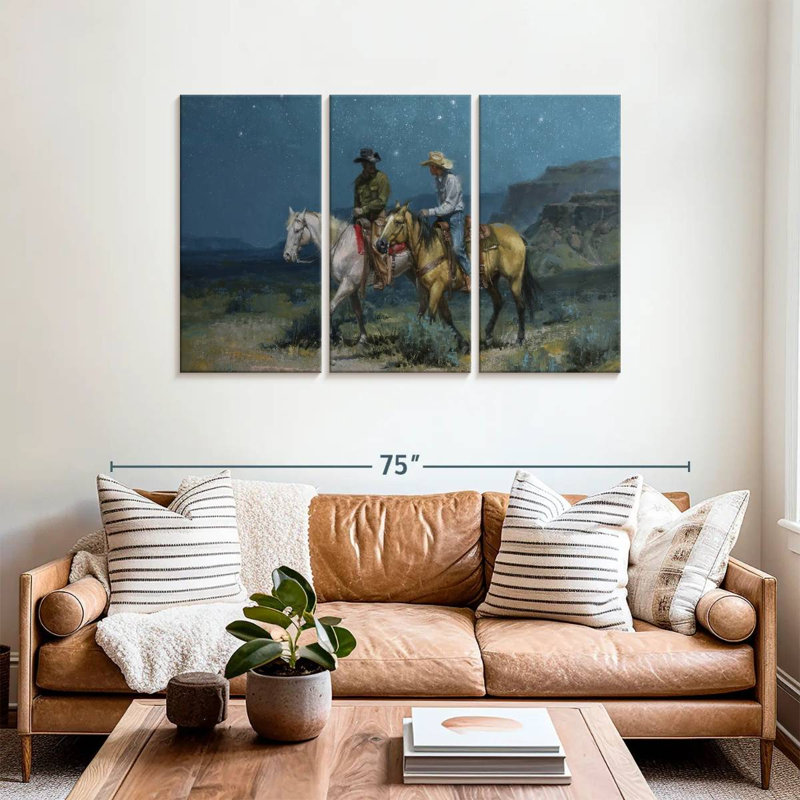 Lelar Night Riders, 36" H x 57" W