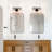 Balendran 2-Light Dimmable Vanity Light-Seeded Glass-270683530