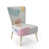 Floral White Polyester Blend 3 selected