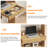  70.87" Tall Bookshelf With Door & Drawer, 6 Tier Wooden Bookcase With Led Light & Power Outlets, Large Wide Book Shelf With Storage Cabinet, Floor Standing Display Shelf For Living Room-735656445