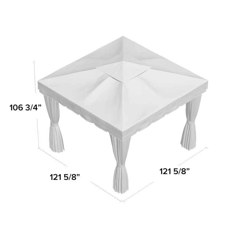 Abri de jardin Roma par Sojag, Bordure de jardin x 10 pi,