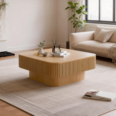 Table basse carrée avec rangement