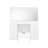 Modern Makeup Vanity with Glass Top, Hollywood Lighted Mirror & 13 Drawers, White Vanity Desk with Stool