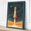 Rocket to the Stars Retro - Wrapped Canvas-1063593288-1063593294