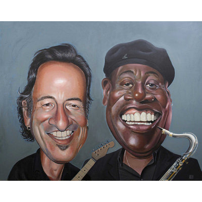 " Bruce Springsteen And Clarence Clemons "