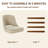 Two-tier solid wood upholstered side chair-340360836-340360832-340360833