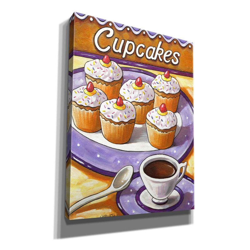Winston Porter 'Cupcakes' By Cathy Horvath-Buchanan, Canvas Wall Art, H 16 po x l 12 po x P 0,75 po