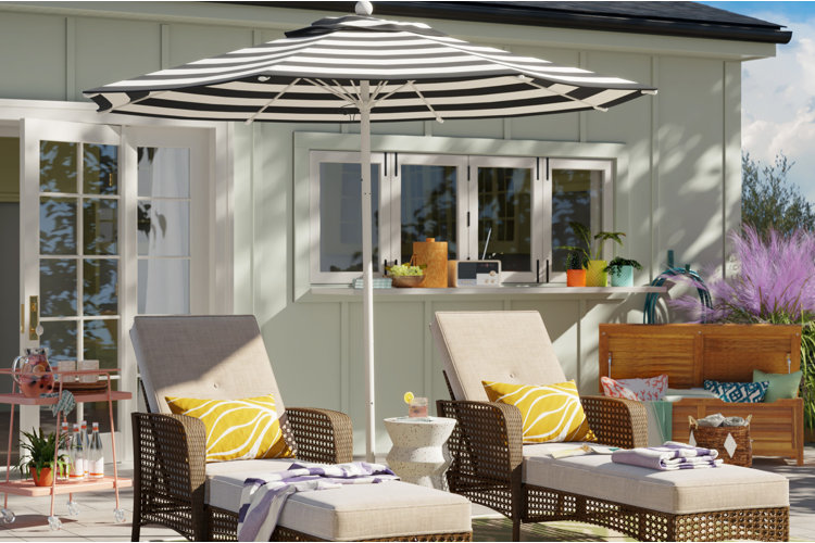 canadian tire patio umbrella cover A new table and umbrella up. Call us crazy as we bought a new glass topped  one. The price was right especially with our Canadian Tire money