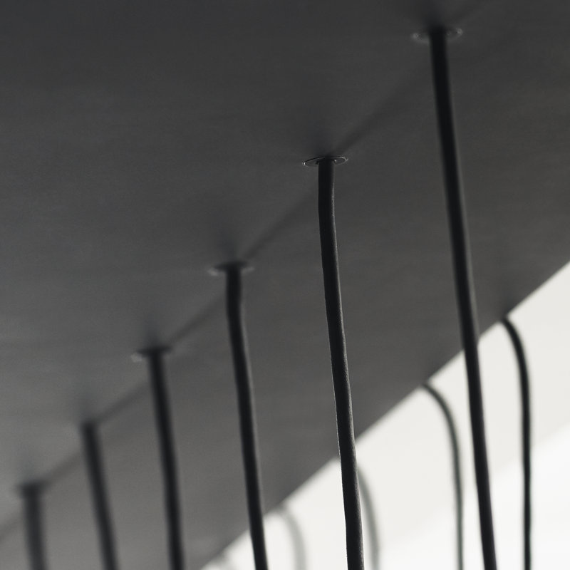 Pylon 27 - Light LED Pendant, Nightshade Black