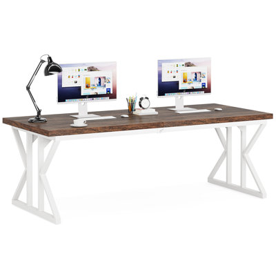 Metal Base Computer Desk