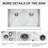 28" L x 19" W Undermount Stainless Steel Double Bowl Kitchen Sink with Sink Grid, Strainer and Roll-up Rack