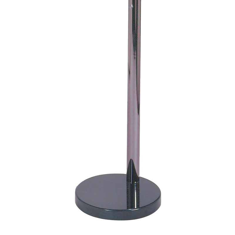 Black Nickel 5-Light Adjustable Arc Floor Lamp with Dimmer