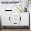 Poignées d'armoire de cuisine, paquet de 10 poignées d'armoire en alliage de zinc Poignées de tiroir pour armoire de cuisine-105528382