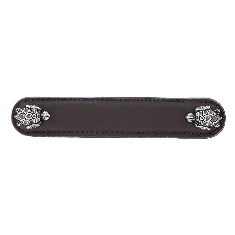 Pollino 4" Center to Center Bar Pull, 5'', Antique Brass
