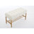 Upholstered Shoe Storage Bench With Cushioned Seat, End Of Bed Bench With Open Shelf And Metal Legs For Entryway-1590234157