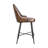 Wendee Upholstered Counter Stool with Metal Frame