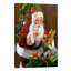 Santa With Teddy Bear by David Lindsley - Wrapped Canvas Print-1503916970