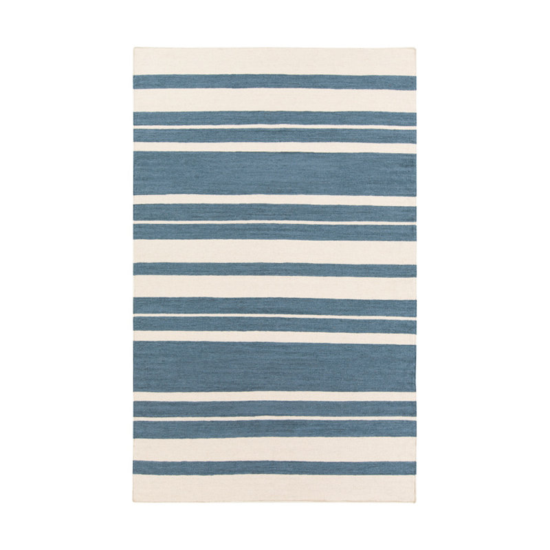 Abdulsamet Wool Striped Indoor Rug, 2' x 3'