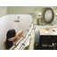 Adjustable Double Curved Shower Curtain Rod-94322039