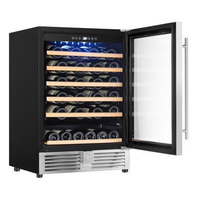Avanti Undercounter Wine Cooler, 50 Bottles, in Stainless Steel