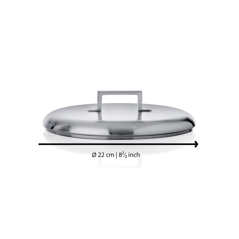 Mepra Lid Stile Stainless Steel, 8.7" W