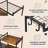 Garage Tool Organizer With 2-Tier Shelves