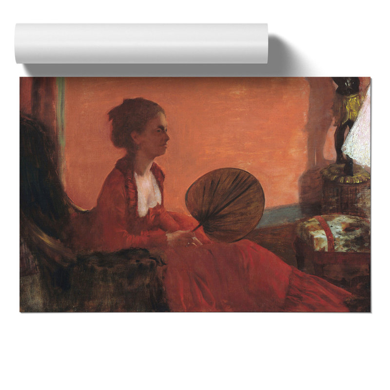 Madame Camus by Edgar Degas - Frameless Print, 42cm H x 59cm W x 0.1cm D