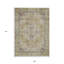 Tapis extérieur lavable 9 pi x 12 pi en terre cuite et noir oriental