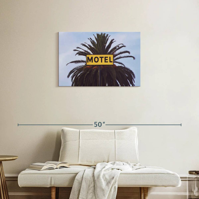 Motif tropical rétro, H 20 po x l 30 po