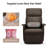 Petite Power Lift Recliner with Heat and Massage – Infinite Position Lift Chair for Seniors in Soft Fabric with Side Pocket Storage-1203491352