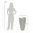 Vinisha ECOBO EcoFriendly Round Pot Planter, Onda IndoorOutdoor use, Four Season Use-88977523-88977528