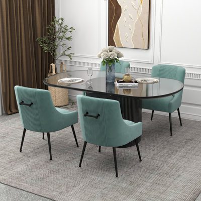 Elian Velvet Side Chair Dining Chair