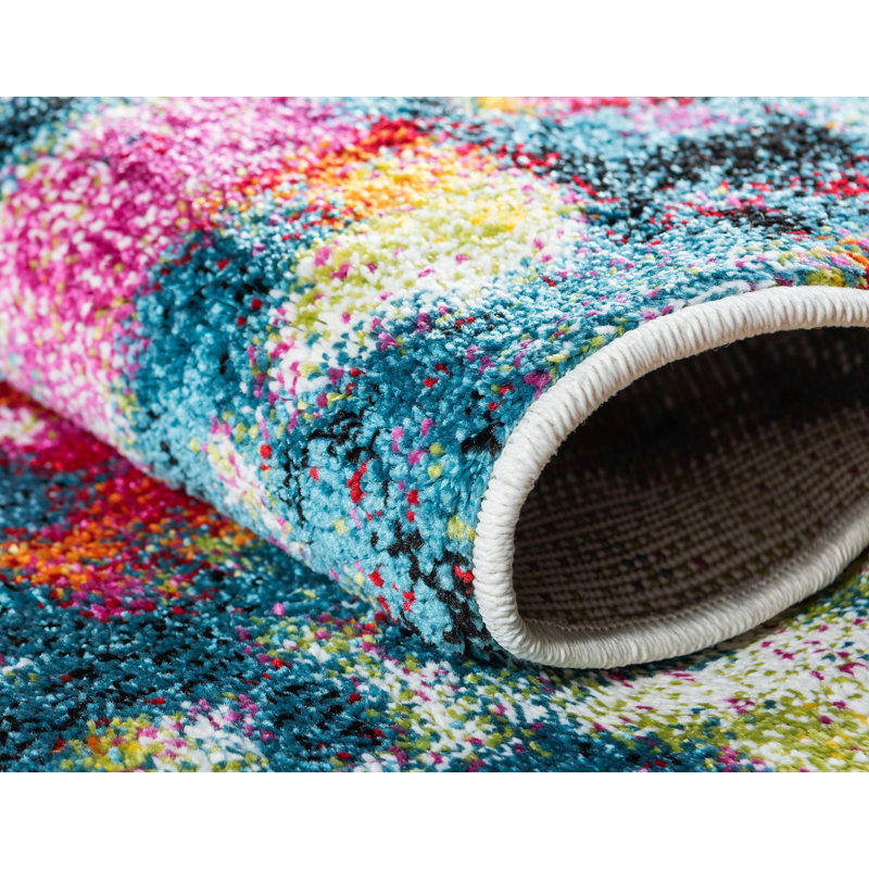Marianne Abstract Indoor Rug, Round 6'1"