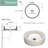 Regatta Poured Circular Vessel Bathroom Sink-86135118