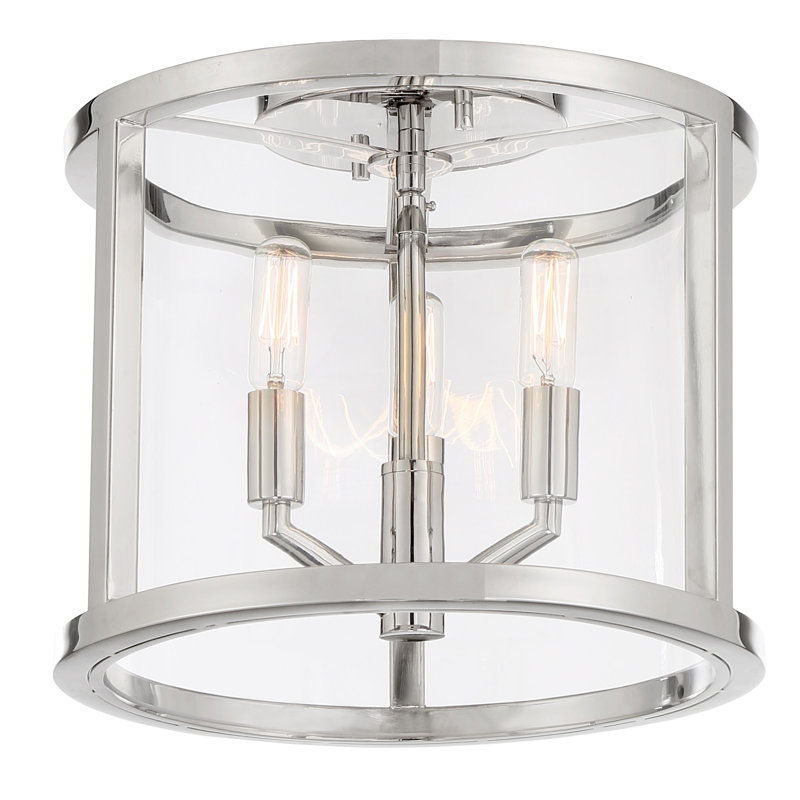 3 - Light Semi Flush Mount