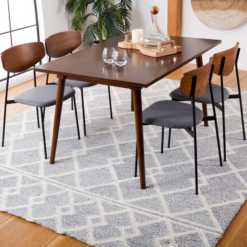Tapis gris / ivoire Vermont 554, Rectangle 8 pi x 10 pi
