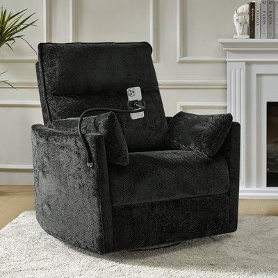 Talana 38.5" W Swivel Glider Power Recliner