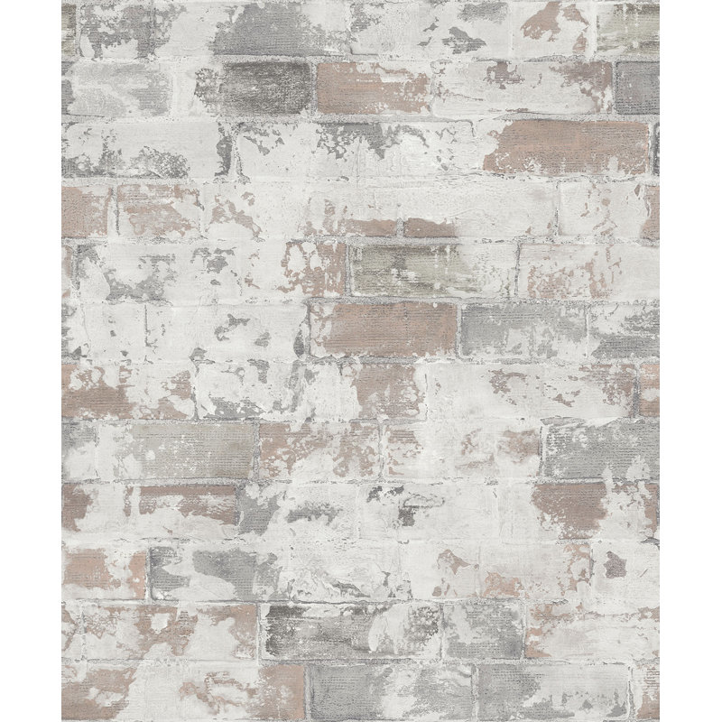 Firman 10m x 53cm Matte Wall Wallpaper Roll, Grey