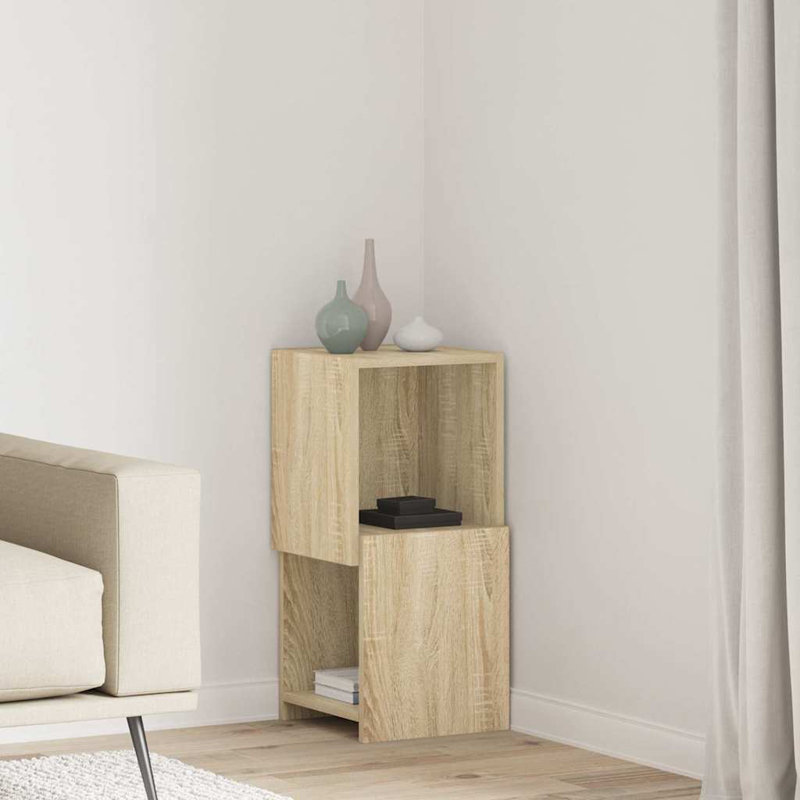 Corner Accent Chest, Sonoma Oak, 65cm H x 30.5cm W x 30cm D